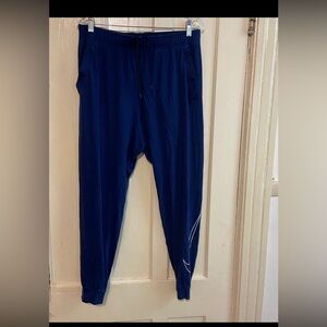 Nike Dri fit men’s navy joggers pants Large